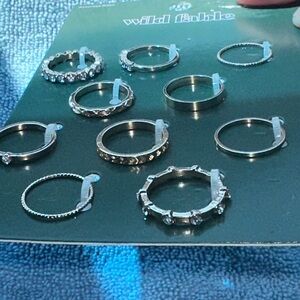 Wild Fable Pack of 10‎ stackable RINGS about a NEW